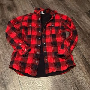 Red and Black button up Flannel